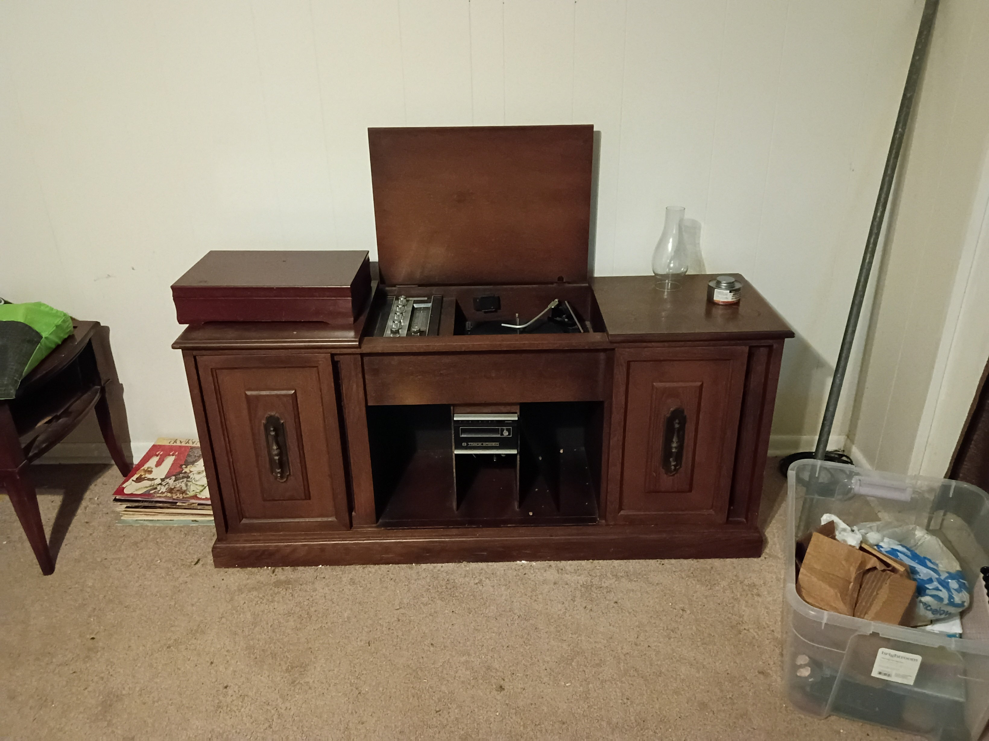 Vintage Record Dresser