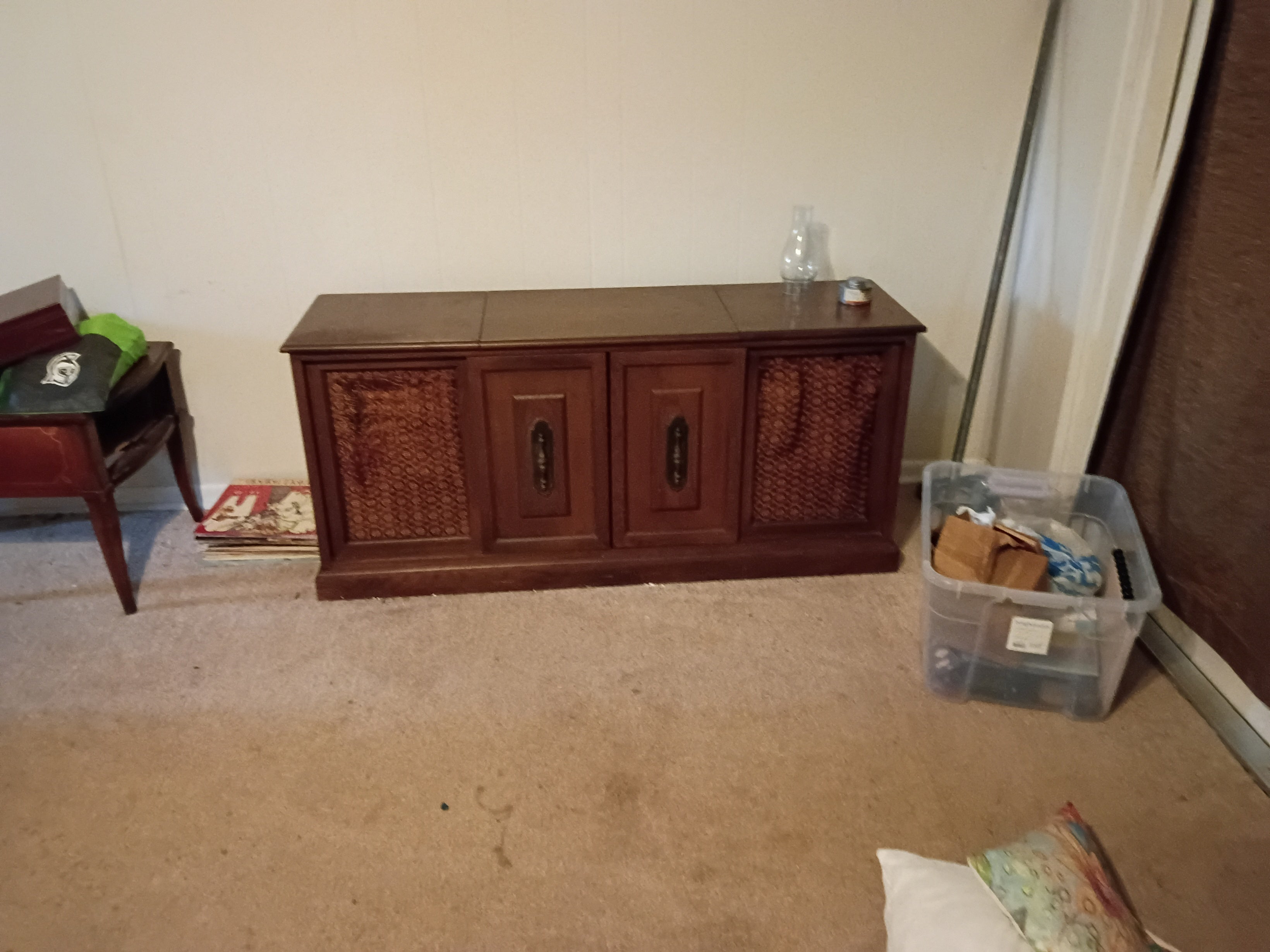 Vintage Record Dresser